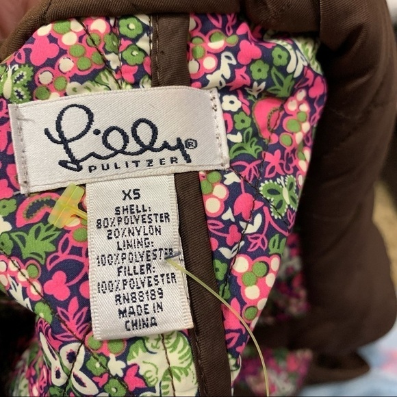 Lilly Pulitzer Quilted Button Down Coat - Picture 8 of 8